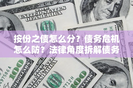 北京按份之债怎么分？债务危机怎么防？法律角度拆解债务分配与风险自保指南