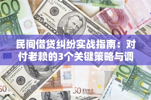 北京民间借贷纠纷实战指南：对付老赖的3个关键策略与调解盲区解析