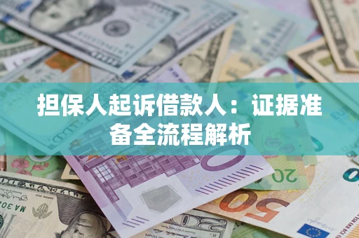 北京担保人起诉借款人：证据准备全流程解析