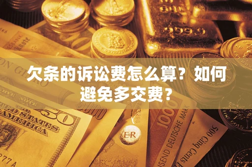 北京欠条的诉讼费怎么算？如何避免多交费？
