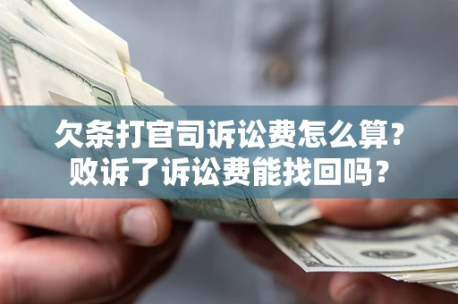 北京欠条打官司诉讼费怎么算？败诉了诉讼费能找回吗？