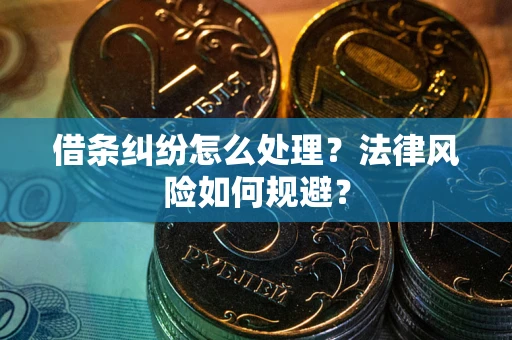 北京借条纠纷怎么处理？法律风险如何规避？