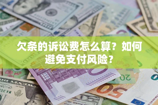 北京欠条的诉讼费怎么算？如何避免支付风险？